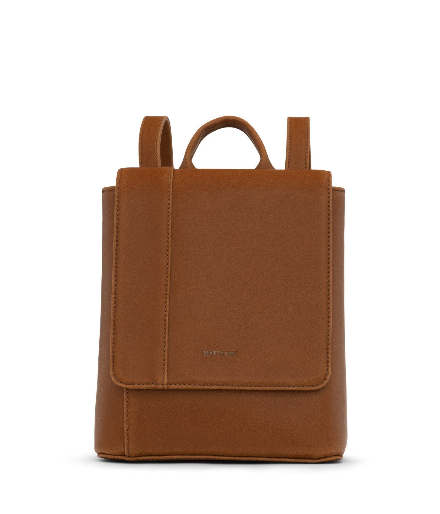 DEELY Vegan Mini Backpack - Vintage | Color: Brown - variant::chili