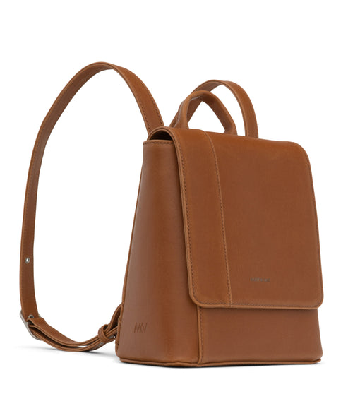 DEELY Vegan Mini Backpack - Vintage | Color: Brown - variant::chili