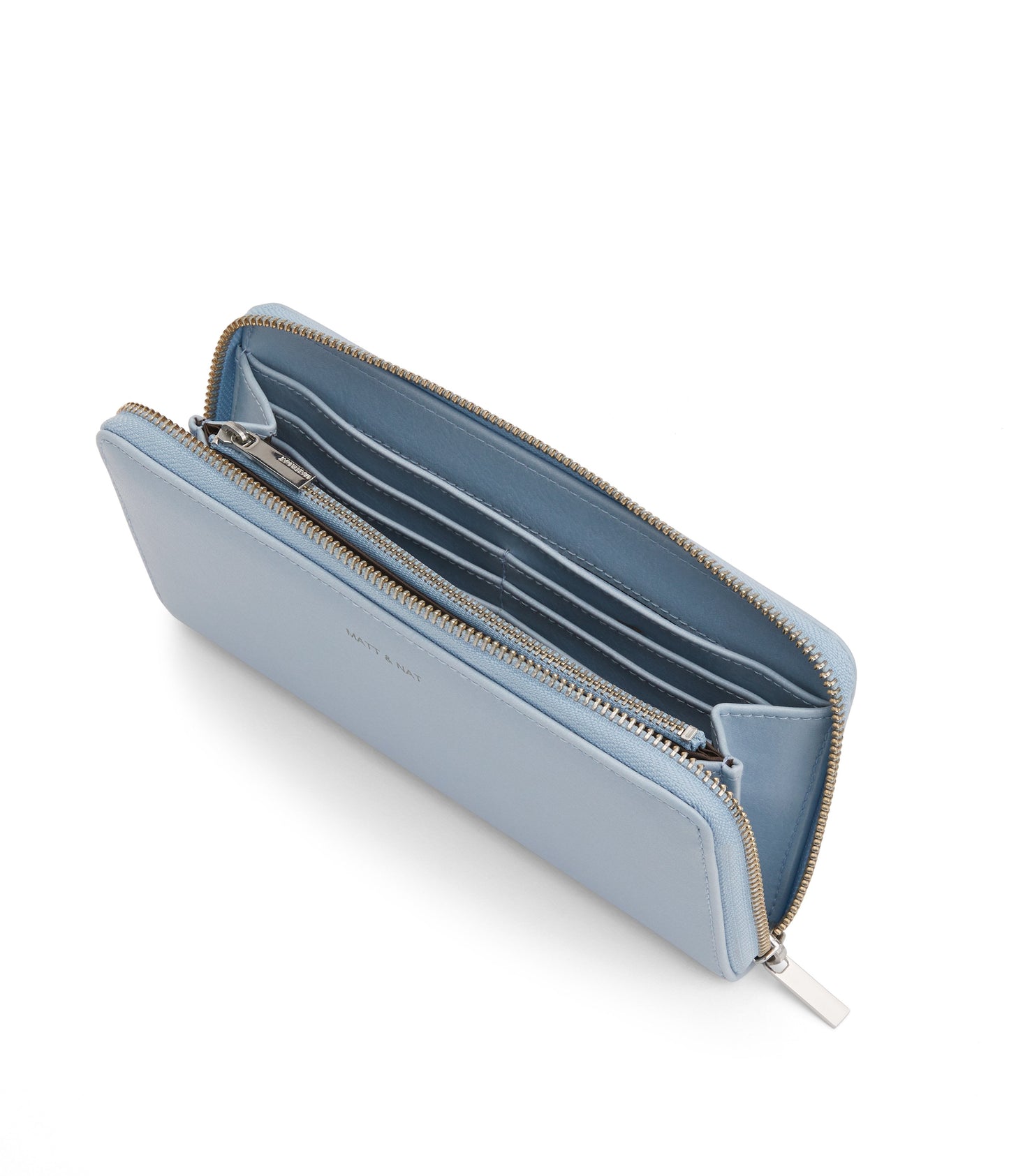 ELM Vegan Continental Wallet - Vintage | Color: Blue - variant::breeze