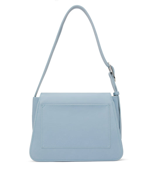 LEIA Vegan Shoulder Bag - Vintage | Color: Blue - variant::breeze