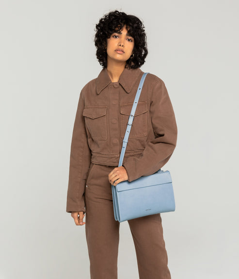 ONRA Vegan Crossbody Bag - Vintage | Color: Blue - variant::breeze