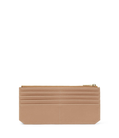 PERLA Vegan Flat Wallet - Vintage | Color: Beige - variant::seed