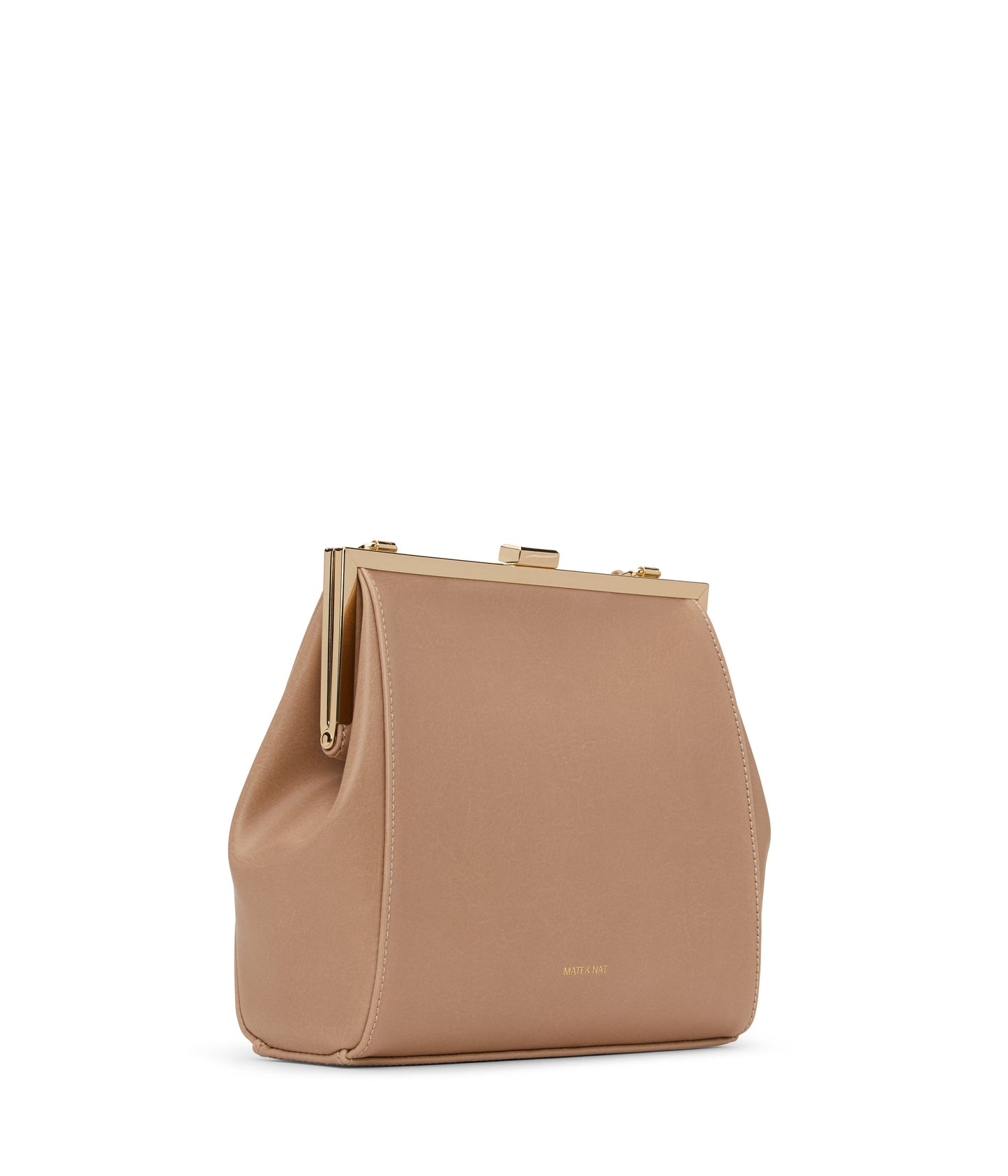 REIKA Vegan Frame Crossbody Bag - Vintage | Color: Beige - variant::seed