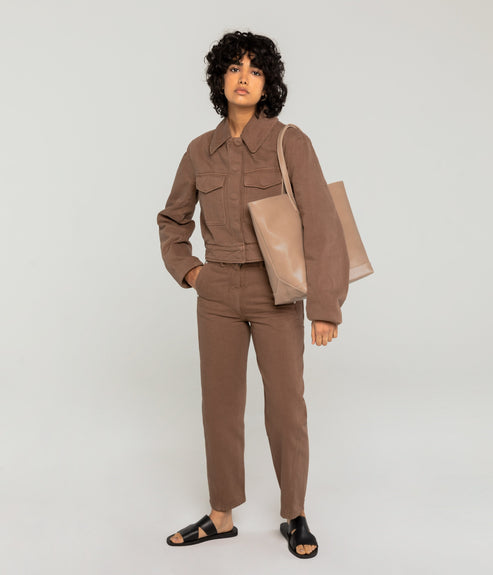 SCHLEPP Vegan Tote Bag - Vintage | Color: Blue - variant::breeze