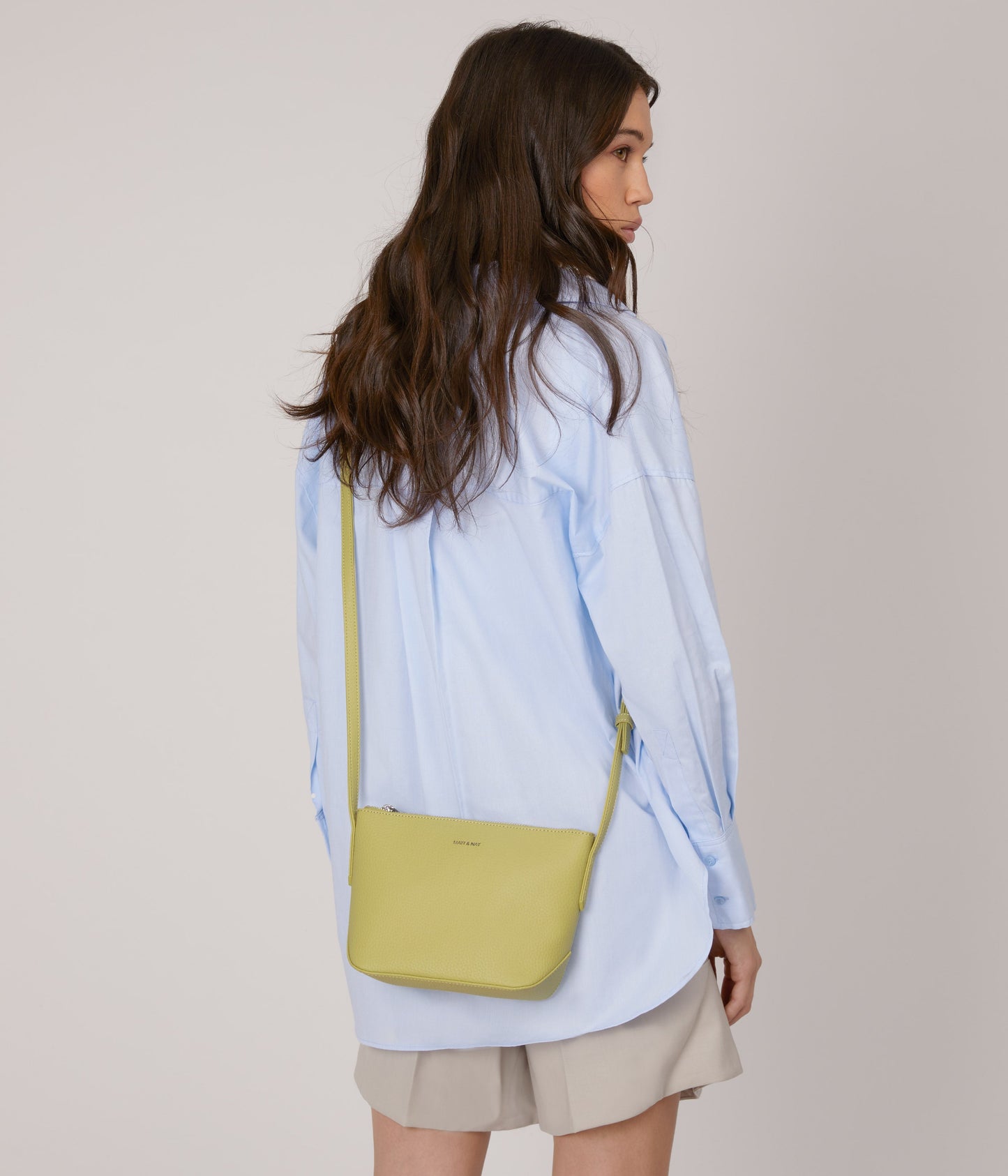 SAM Vegan Crossbody Bag - Purity | Color: Pink - variant::rose