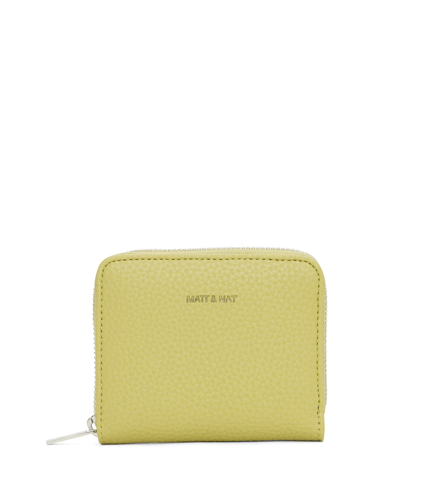 RUE Small Vegan Zip Wallet - Purity | Color: Green - variant::pear