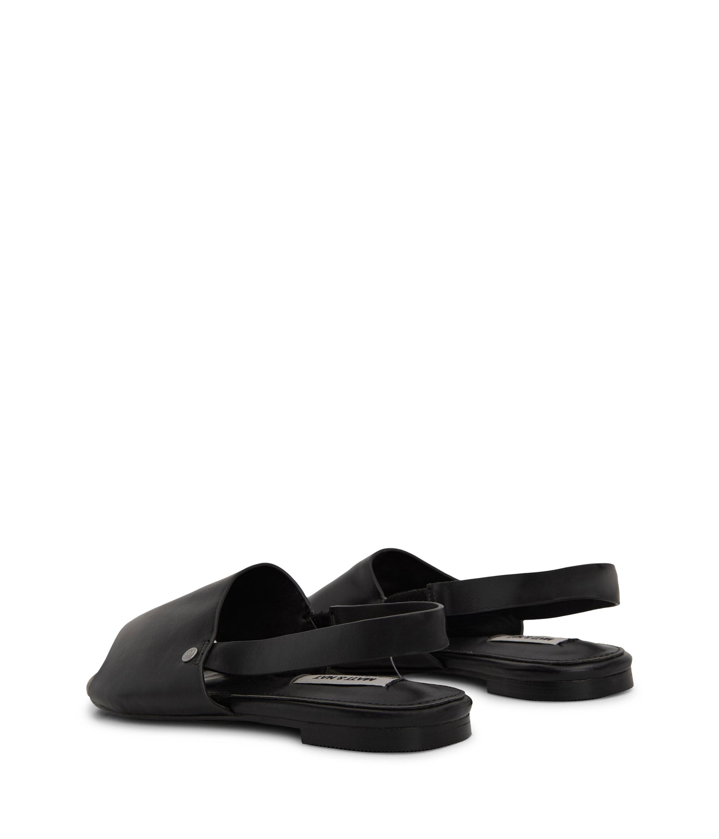 LOU Women's Vegan Slingback Sandals | Color: Black - variant::black