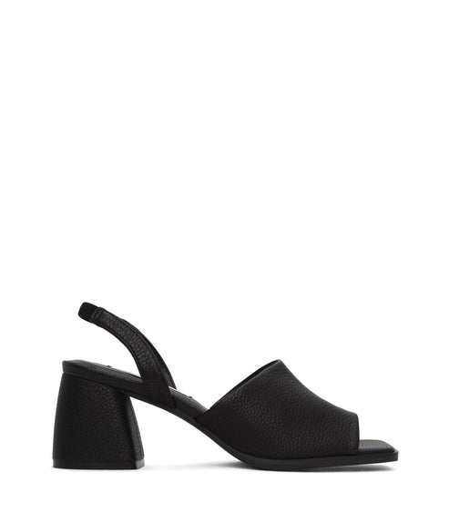 PLUME Women's Vegan Slingback Sandals | Color: Black - variant::black