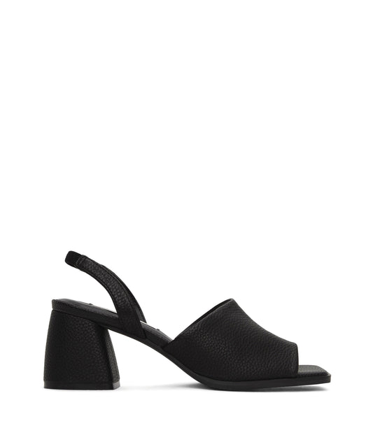 PLUME Women's Vegan Slingback Sandals | Color: Black - variant::black