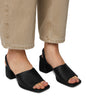PLUME Women's Vegan Slingback Sandals | Color: Black - variant::black