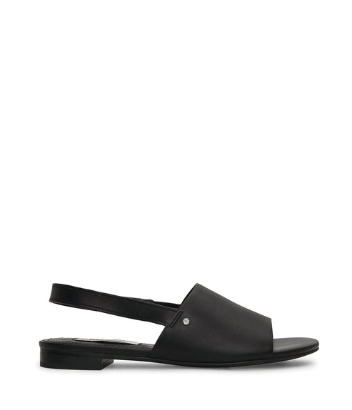 LOU Women's Vegan Slingback Sandals | Color: Black - variant::black