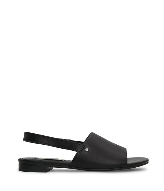 LOU Women's Vegan Slingback Sandals | Color: Black - variant::black