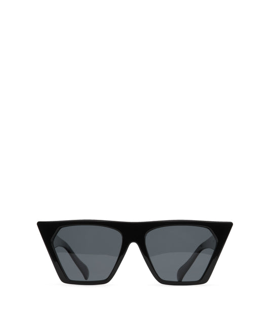 MYATT Leopard Retro Square Sunglasses | Color: Black - variant::black