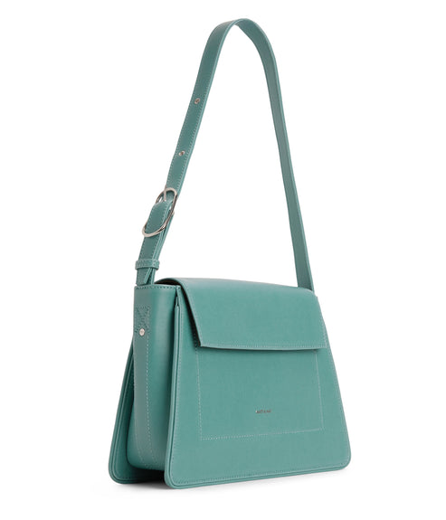 LEIA Vegan Shoulder Bag - Vintage | Color: Blue - variant::oasis