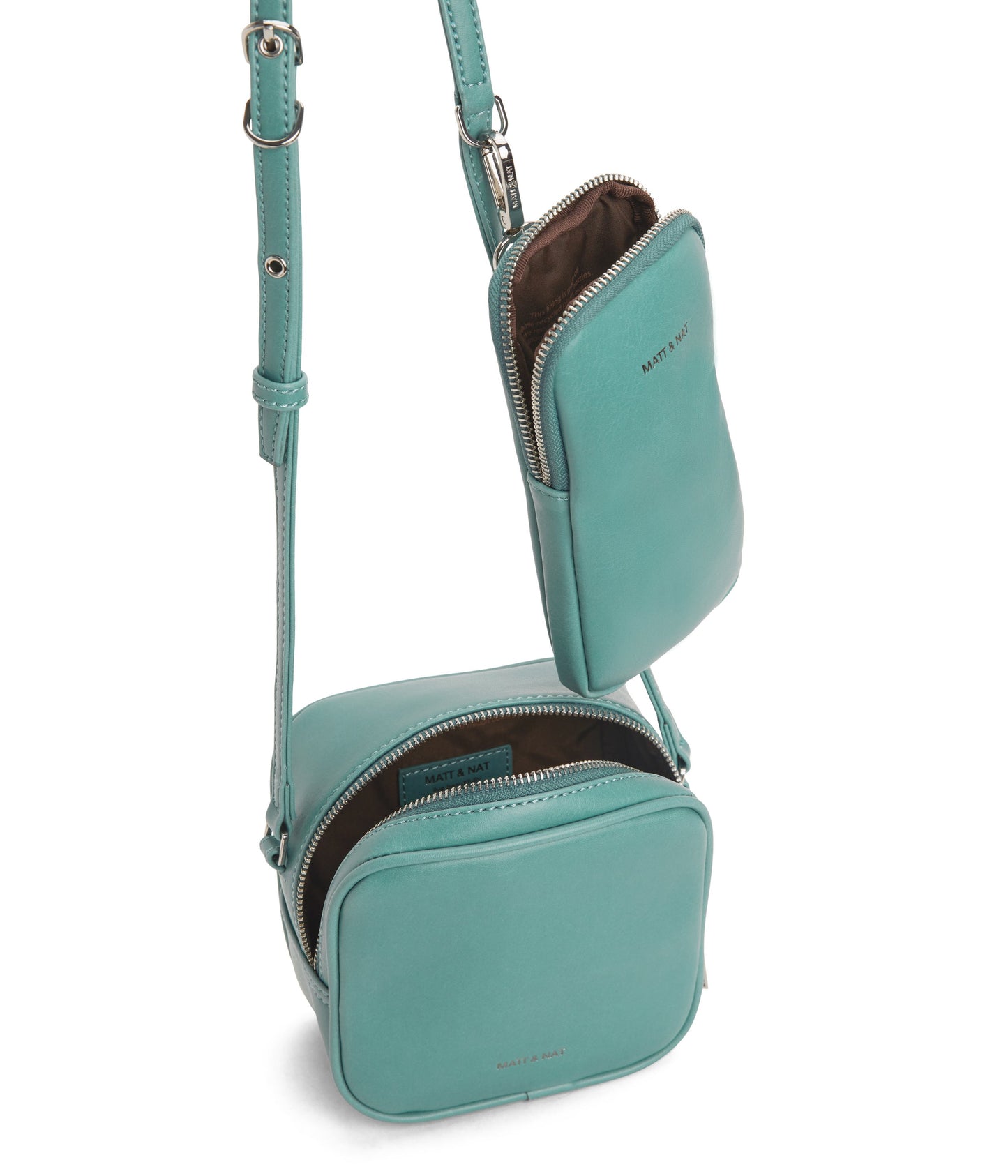 SWAE Vegan Crossbody Bag - Vintage | Color: Blue - variant::oasis