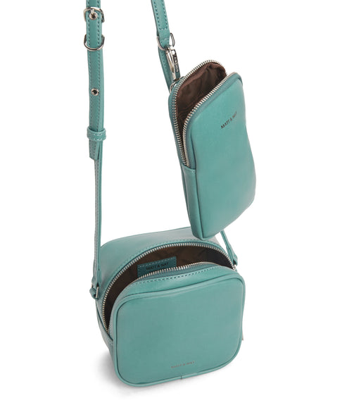 SWAE Vegan Crossbody Bag - Vintage | Color: Blue - variant::oasis