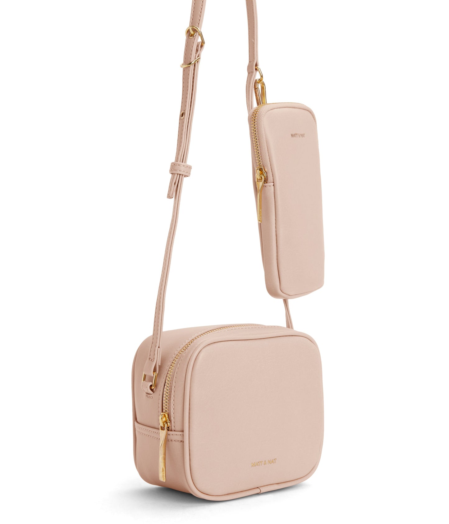 SWAE Vegan Crossbody Bag - Vintage | Color: Pink - variant::pastel