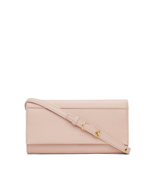 LETTE Vegan Wallet Crossbody Bag - Vintage | Color: Pink - variant::pastel