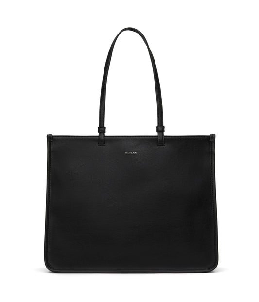 CALINA Vegan Tote Bag - Arbor | Color: Black - variant::black