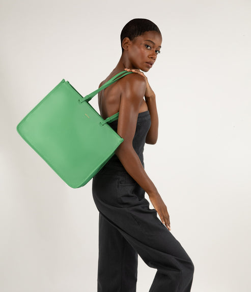 CALINA Vegan Tote Bag - Arbor | Color: Black - variant::black