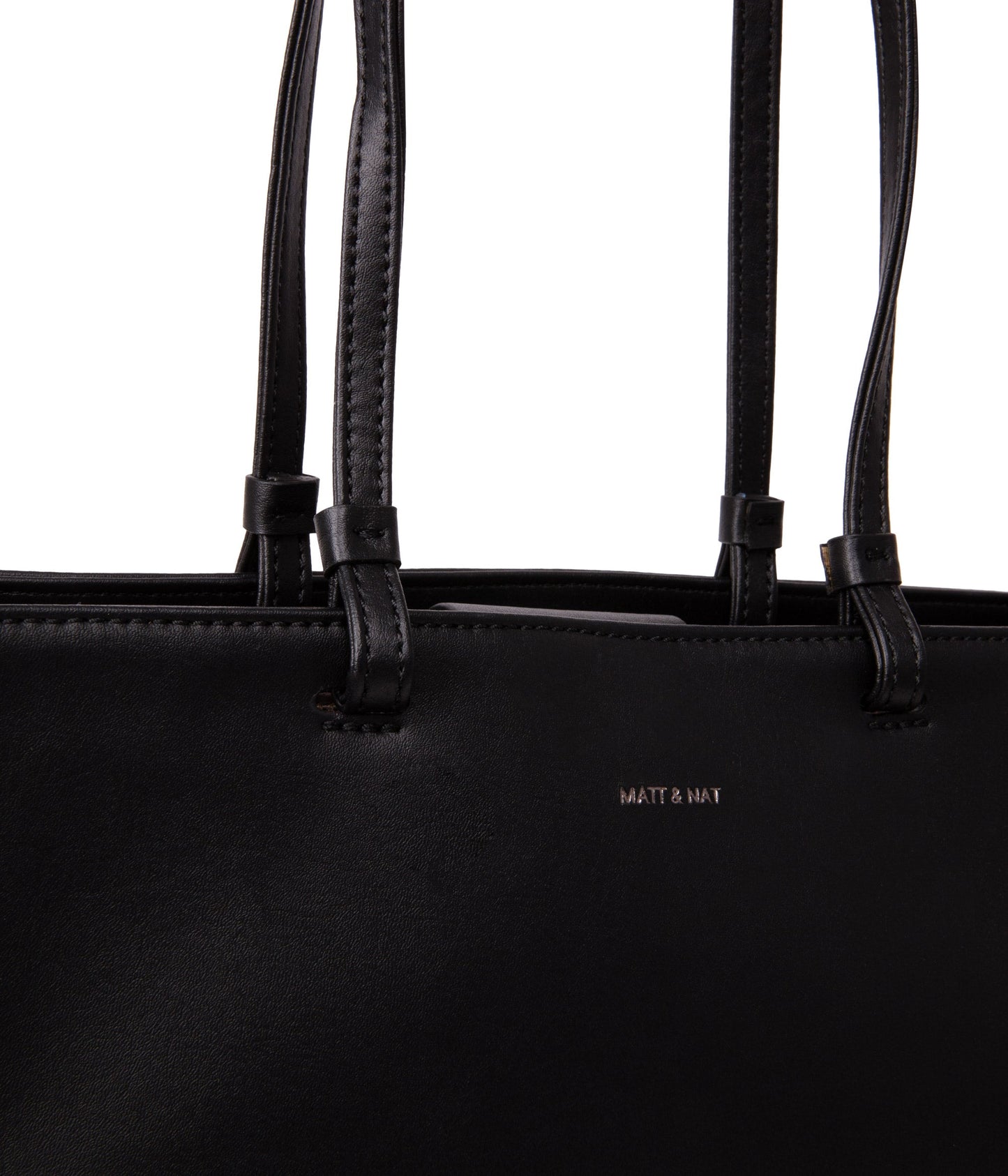 CALINA Vegan Tote Bag - Arbor | Color: Black - variant::black