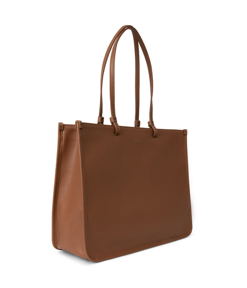 CALINA Vegan Tote Bag - Arbor | Color: Tan - variant::pecan