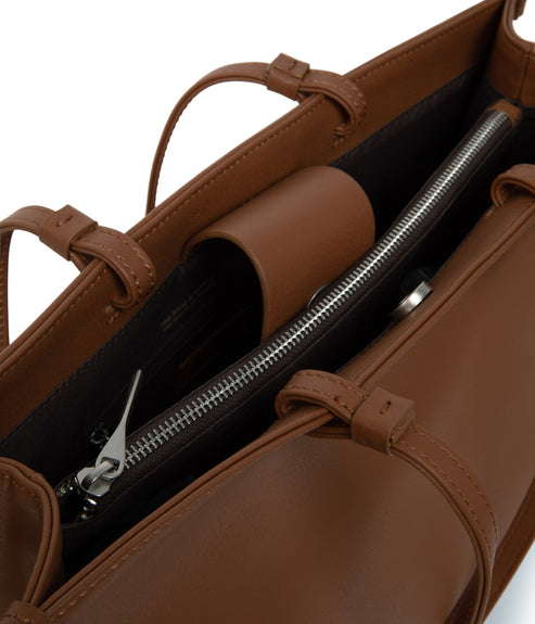 CALINA Vegan Tote Bag - Arbor | Color: Tan - variant::pecan
