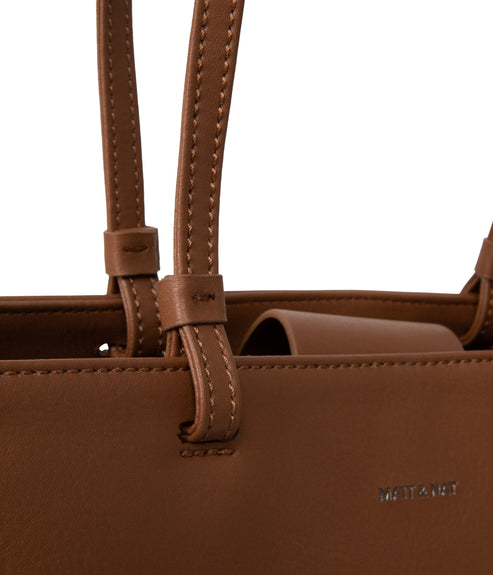 CALINA Vegan Tote Bag - Arbor | Color: Tan - variant::pecan