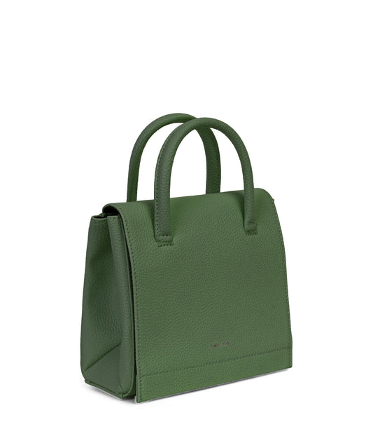 ADELSM Small Vegan Satchel - Purity | Color: Green - variant::herb