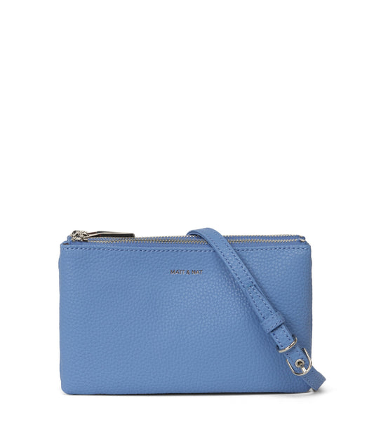 TRIPLET Vegan Crossbody Bag - Purity | Color: Blue - variant::coast