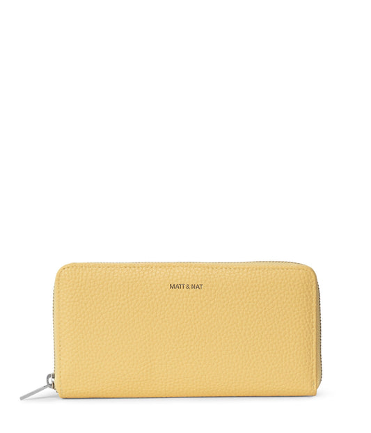 CENTRAL Vegan Wallet - Purity | Color: Yellow - variant::zest