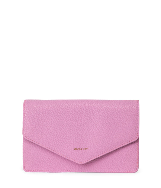 CLOE Vegan Wristlet Wallet - Purity | Color: Pink - variant::flora