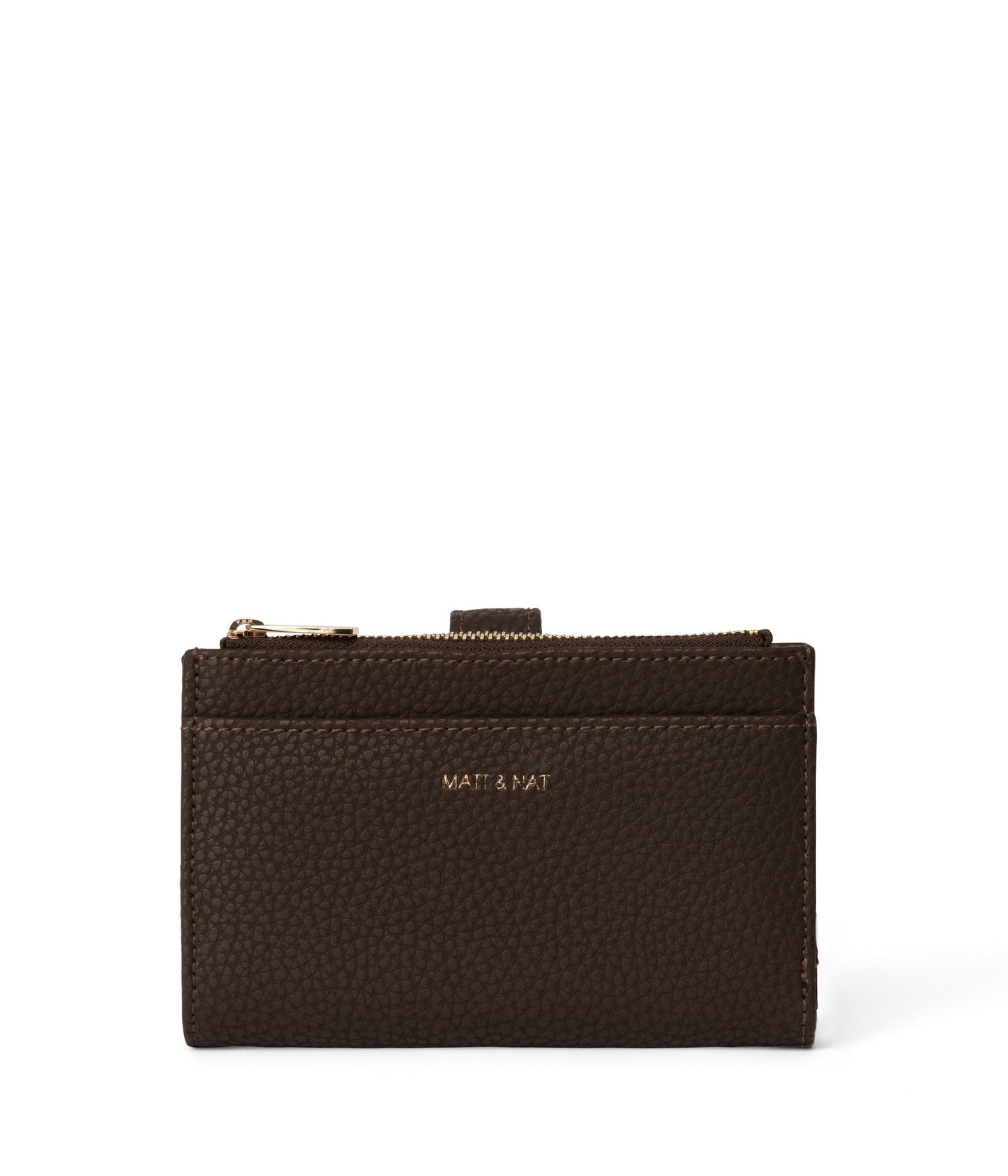 MOTIVSM Small Vegan Wallet - Purity | Color: Brown - variant::truffle