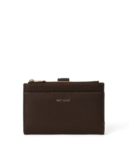 MOTIVSM Small Vegan Wallet - Purity | Color: Brown - variant::truffle