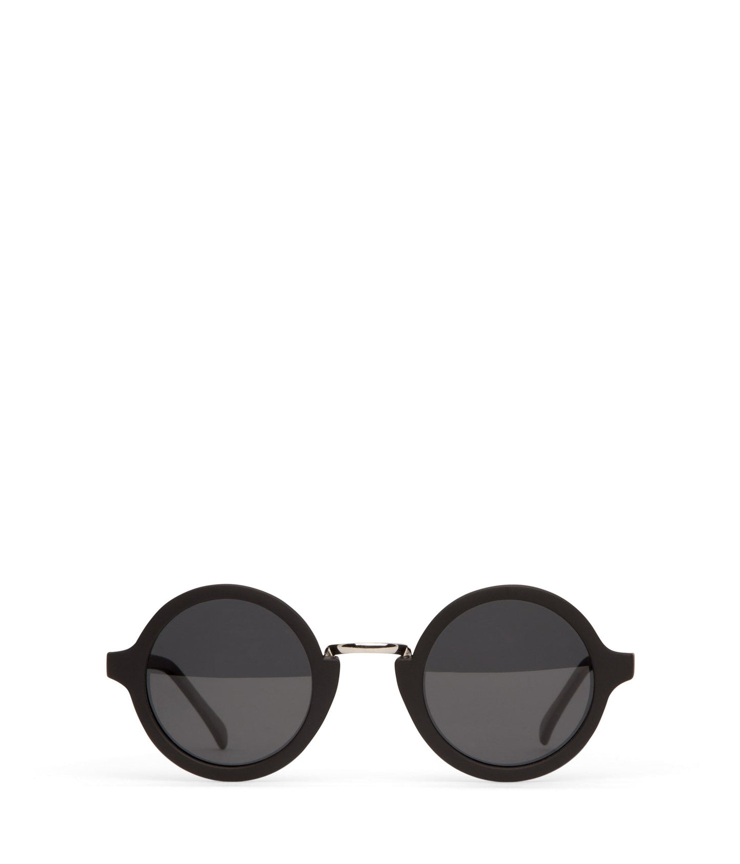 HALSEY Black Round Sunglasses | Color: Black - variant::black