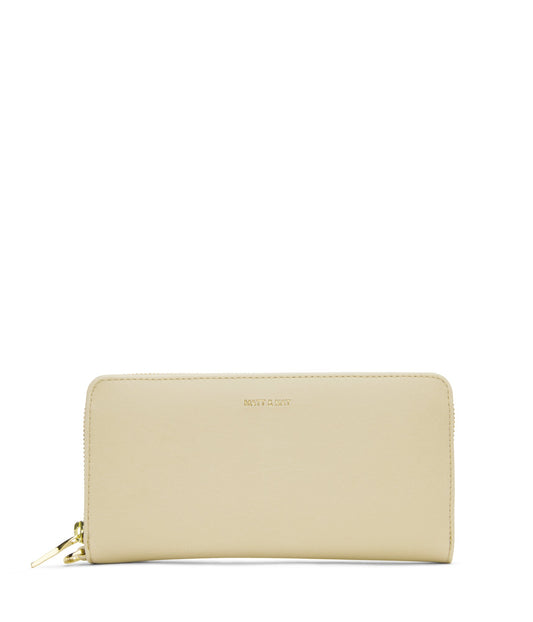 ELM Vegan Continental Wallet - Vintage | Color: White - variant::vanilla