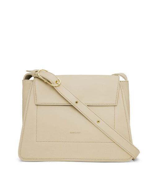 LEIA Vegan Shoulder Bag - Vintage | Color: White - variant::vanilla