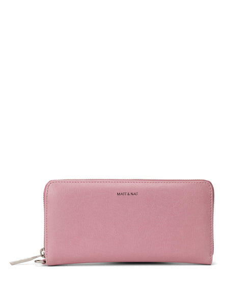 ELM Vegan Continental Wallet - Vintage | Color: Pink - variant::smoothie