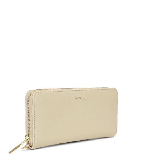 ELM Vegan Continental Wallet - Vintage | Color: White - variant::vanilla