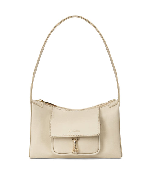 LOTI Vegan Shoulder Bag - Vintage | Color: White - variant::vanilla