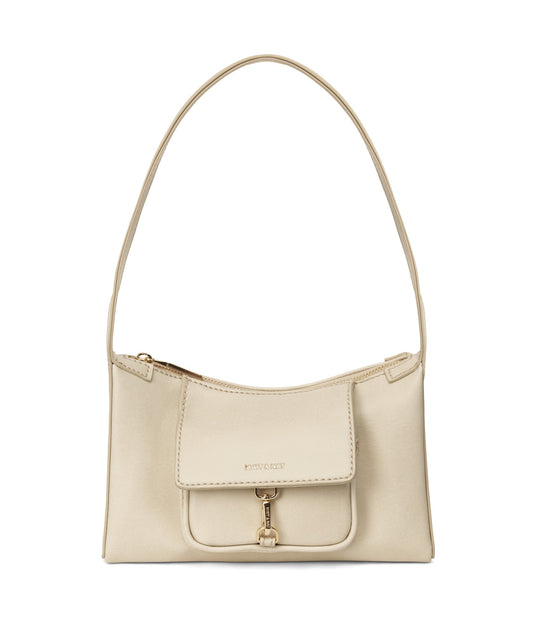 LOTI Vegan Shoulder Bag - Vintage | Color: White - variant::vanilla