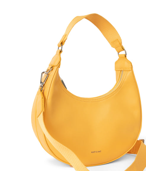 SERENA Vegan Hobo Bag - Sol | Color: Yellow - variant::citrine