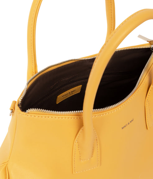 STAGE Vegan Satchel - Sol | Color: Yellow - variant::citrine