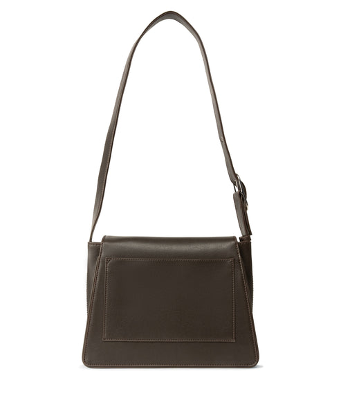 LEIA Vegan Shoulder Bag - Vintage | Color: Brown - variant::espresso