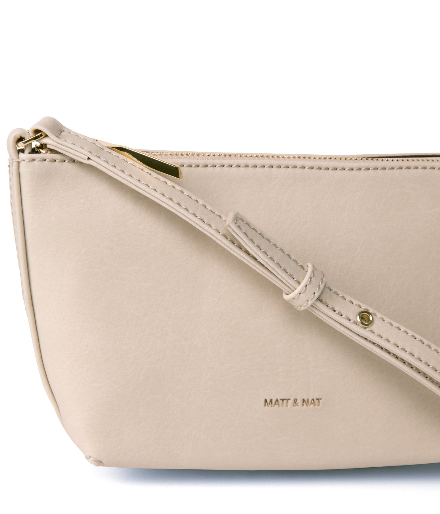 MACY Vegan Crossbody Bag - Vintage | Color: White - variant::vanilla