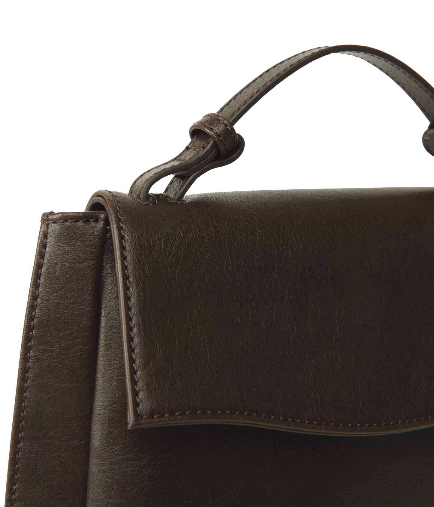 MINNIE Vegan Crossbody Bag - Vintage | Color: Brown - variant::espresso