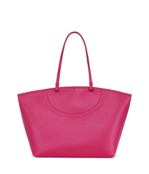 ALLIE Large Vegan Tote Bag - Arbor | Color: Pink - variant::dragonfruit