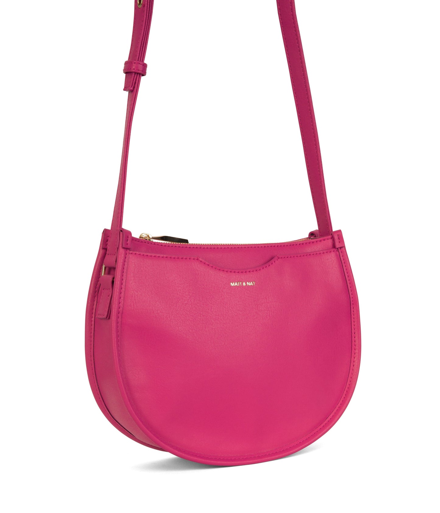 CHARLIE Vegan Crossbody Bag - Arbor | Color: Pink - variant::dragonfruit