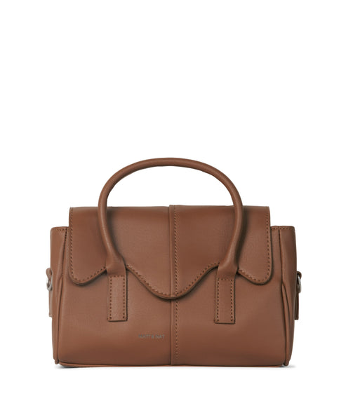 GABBY Vegan Satchel - Arbor | Color: Brown - variant::pecan