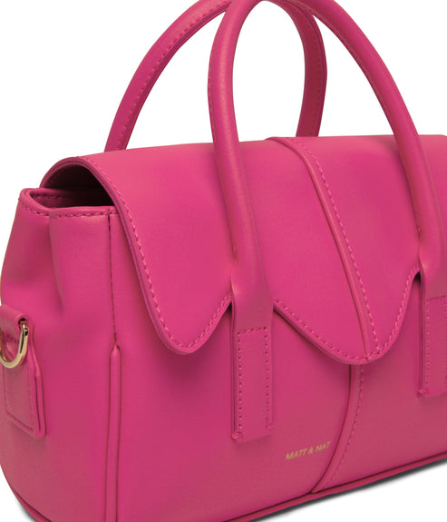 GABBY Vegan Satchel - Arbor | Color: Pink - variant::dragonfruit